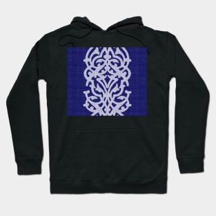 Indigo Large Arabesque Hoodie